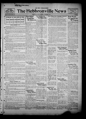 The Hebbronville News (Hebbronville, Tex.), Vol. 8, No. 35, Ed. 1 Wednesday, September 3, 1930