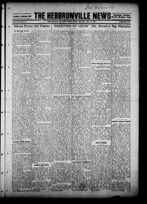 The Hebbronville News (Hebbronville, Tex.), Vol. 4, No. 14, Ed. 1 Wednesday, March 9, 1927
