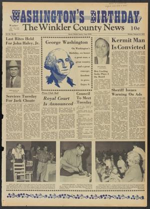 The Winkler County News (Kermit, Tex.), Vol. 35, No. 96, Ed. 1 Monday, February 21, 1972