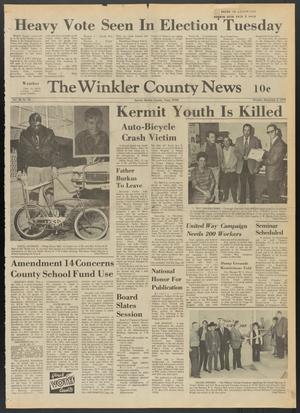 The Winkler County News (Kermit, Tex.), Vol. 36, No. 66, Ed. 1 Monday, November 6, 1972