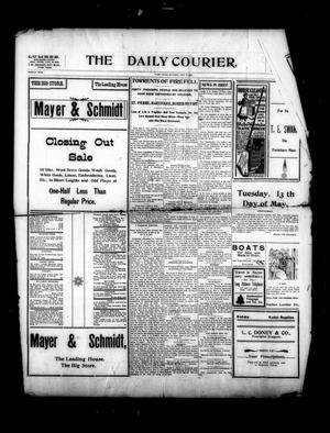 Primary view of object titled 'The Daily Courier. (Tyler, Tex.), Vol. 4, No. [213], Ed. 1 Saturday, May 10, 1902'.