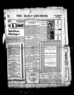 Primary view of object titled 'The Daily Courier. (Tyler, Tex.), Vol. [4], No. 197, Ed. 1 Monday, April 21, 1902'.