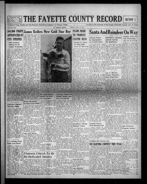 Primary view of object titled 'The Fayette County Record (La Grange, Tex.), Vol. 30, No. 13, Ed. 1 Friday, December 14, 1951'.
