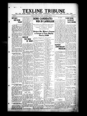 Primary view of object titled 'Texline Tribune (Texline, Tex.), Vol. 2, No. 9, Ed. 1 Thursday, November 10, 1932'.