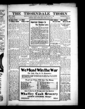 The Thorndale Thorn (Thorndale, Tex.), Vol. 17, No. 44, Ed. 1 Friday, July 26, 1918