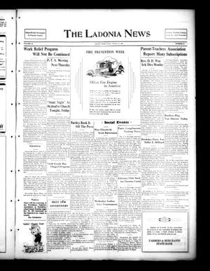 Primary view of object titled 'The Ladonia News (Ladonia, Tex.), Vol. 55, No. 28, Ed. 1 Friday, October 11, 1935'.