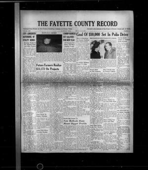 The Fayette County Record (La Grange, Tex.), Vol. 29, No. 21, Ed. 1 Friday, January 12, 1951