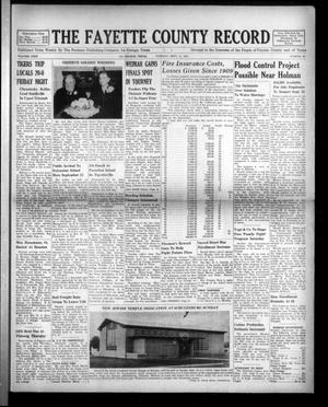 The Fayette County Record (La Grange, Tex.), Vol. 29, No. 90, Ed. 1 Tuesday, September 11, 1951