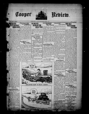 Cooper Review. (Cooper, Tex.), Vol. 40, No. 14, Ed. 1 Friday, April 4, 1919