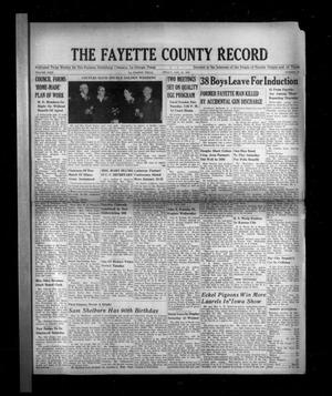 The Fayette County Record (La Grange, Tex.), Vol. 29, No. 23, Ed. 1 Friday, January 19, 1951