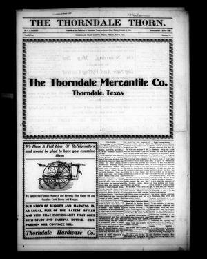 Primary view of object titled 'The Thorndale Thorn. (Thorndale, Tex.), Vol. 12, No. 32, Ed. 1 Friday, May 2, 1913'.