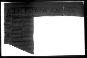 The Flatonia Argus. (Flatonia, Tex.), Vol. 25, No. 7, Ed. 1 Thursday, November 9, 1899