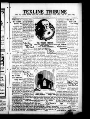 Texline Tribune (Texline, Tex.), Vol. 2, No. 15, Ed. 1 Thursday, December 22, 1932