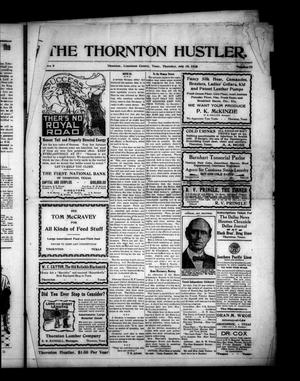 Primary view of object titled 'The Thornton Hustler. (Thornton, Tex.), Vol. 9, No. 14, Ed. 1 Thursday, July 18, 1918'.