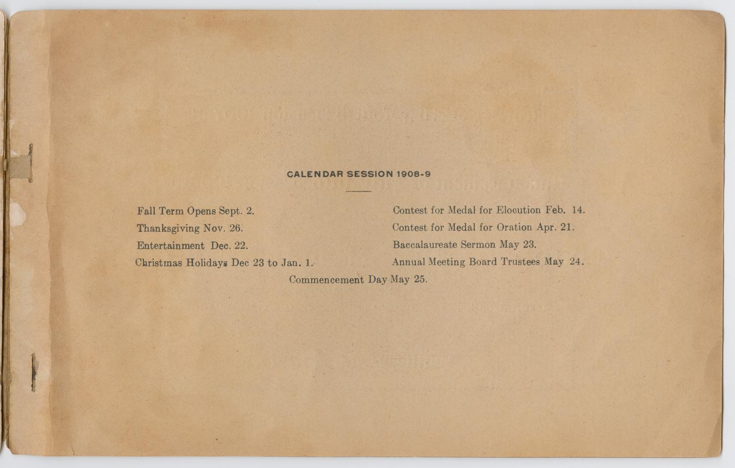 Catalog of Chappell Hill Female College, 1908
                                                
                                                    2
                                                