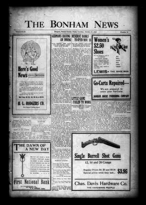 The Bonham News (Bonham, Tex.), Vol. 49, No. 54, Ed. 1 Tuesday, October 27, 1914
