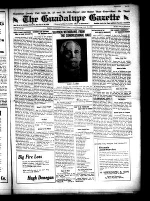 The Guadalupe Gazette (Seguin, Tex.), Vol. 19, No. 30, Ed. 1 Friday, July 26, 1918