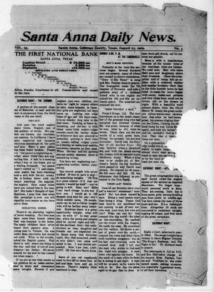 Santa Anna Daily News. (Santa Anna, Tex.), Vol. 23, No. 4, Ed. 1 Monday, August 23, 1909