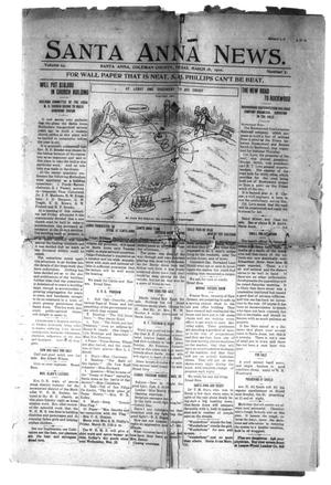 Santa Anna News. (Santa Anna, Tex.), Vol. 24, No. 7, Ed. 1 Friday, March 18, 1910