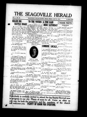 The Seagoville Herald (Seagoville, Tex.), Vol. 2, No. 39, Ed. 1 Friday, July 31, 1914