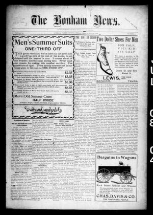 The Bonham News. (Bonham, Tex.), Vol. 39, No. 6, Ed. 1 Friday, July 8, 1904