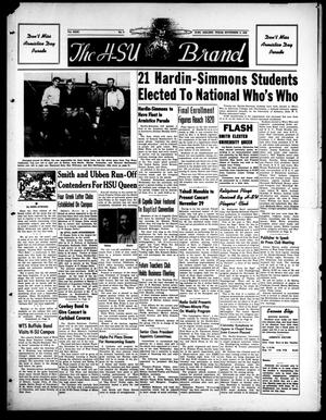 The H-SU Brand (Abilene, Tex.), Vol. 31, No. 8, Ed. 1, Saturday, November 9, 1946