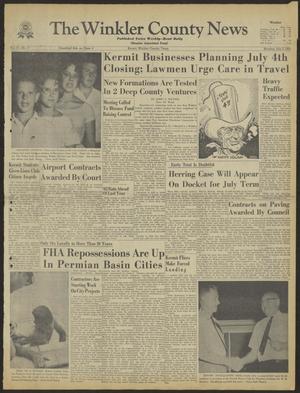 The Winkler County News (Kermit, Tex.), Vol. 27, No. 17, Ed. 1 Monday, July 2, 1962