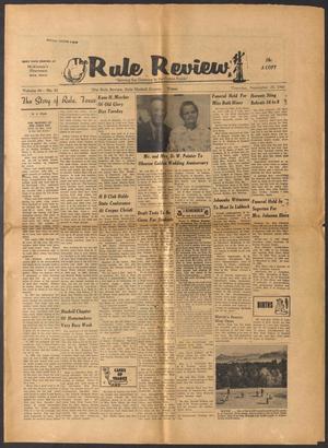 The Rule Review (Rule, Tex.), Vol. 59, No. 42, Ed. 1 Thursday, September 29, 1966