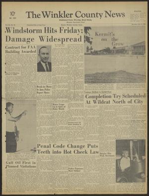 The Winkler County News (Kermit, Tex.), Vol. 28, No. 20, Ed. 1 Monday, July 15, 1963