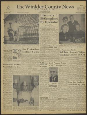 The Winkler County News (Kermit, Tex.), Vol. 28, No. 82, Ed. 1 Monday, February 18, 1963