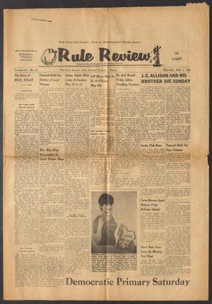 The Rule Review (Rule, Tex.), Vol. 59, No. 42, Ed. 1 Thursday, May 5, 1966