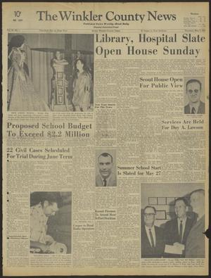 The Winkler County News (Kermit, Tex.), Vol. 28, No. 1, Ed. 1 Thursday, May 9, 1963