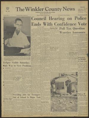 The Winkler County News (Kermit, Tex.), Vol. 28, No. 21, Ed. 1 Thursday, July 18, 1963