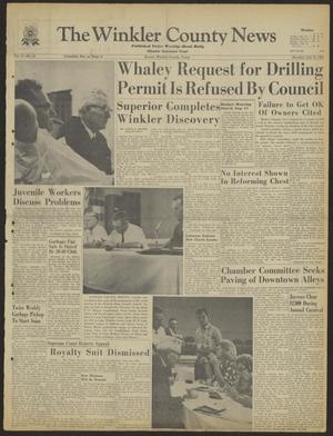 The Winkler County News (Kermit, Tex.), Vol. 27, No. 21, Ed. 1 Monday, July 16, 1962