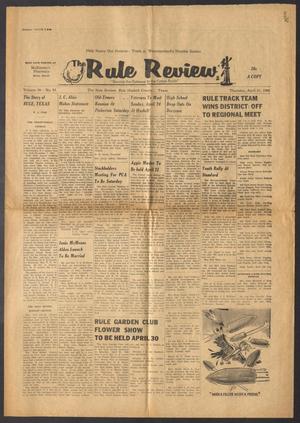 The Rule Review (Rule, Tex.), Vol. 59, No. 42, Ed. 1 Thursday, April 21, 1966