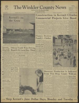 The Winkler County News (Kermit, Tex.), Vol. 28, No. 8, Ed. 1 Monday, June 3, 1963