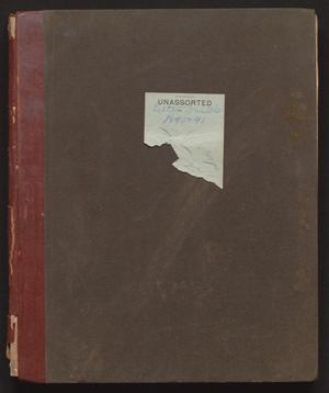Primary view of object titled '[Business Letters: September 1890-December 1900]'.