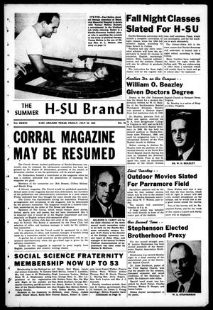 The H-SU Brand (Abilene, Tex.), Vol. 33, No. 39, Ed. 1, Friday, July 22, 1949