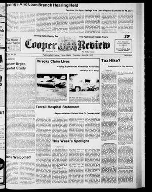 Cooper Review (Cooper, Tex.), Vol. 98, No. 24, Ed. 1 Thursday, June 16, 1977