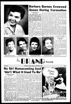 The Brand (Abilene, Tex.), Vol. 44, No. 6, Ed. 1, Friday, October 24, 1958