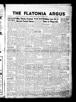 The Flatonia Argus (Flatonia, Tex.), Vol. 88, No. 46, Ed. 1 Thursday, November 14, 1963