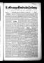 Primary view of La Grange Deutsche Zeitung (La Grange, Tex.), Vol. 34, No. 7, Ed. 1 Thursday, September 27, 1923