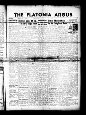 The Flatonia Argus (Flatonia, Tex.), Vol. 78, No. 39, Ed. 1 Thursday, September 24, 1953
