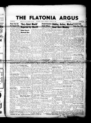 Primary view of object titled 'The Flatonia Argus (Flatonia, Tex.), Vol. 86, No. 32, Ed. 1 Thursday, August 10, 1961'.