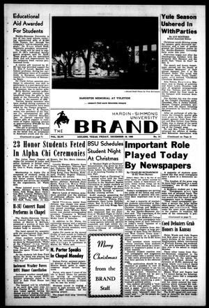 The Brand (Abilene, Tex.), Vol. 46, No. 13, Ed. 1, Friday, December 16, 1960