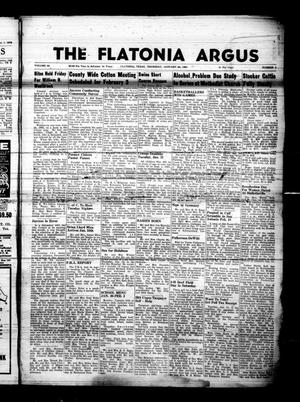 Primary view of object titled 'The Flatonia Argus (Flatonia, Tex.), Vol. 86, No. 4, Ed. 1 Thursday, January 26, 1961'.