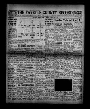 Primary view of object titled 'The Fayette County Record (La Grange, Tex.), Vol. 39, No. 30, Ed. 1 Tuesday, February 14, 1961'.