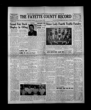 The Fayette County Record (La Grange, Tex.), Vol. 40, No. 90, Ed. 1 Tuesday, September 11, 1962