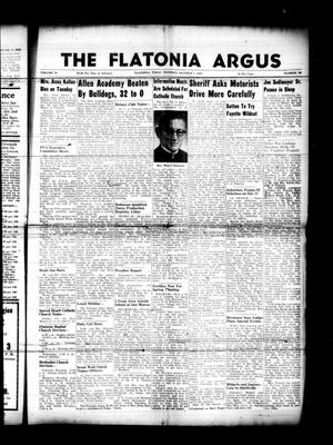 Primary view of object titled 'The Flatonia Argus (Flatonia, Tex.), Vol. 79, No. 40, Ed. 1 Thursday, October 7, 1954'.