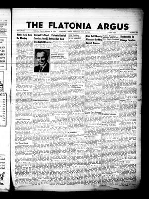 The Flatonia Argus (Flatonia, Tex.), Vol. 88, No. 25, Ed. 1 Thursday, June 20, 1963